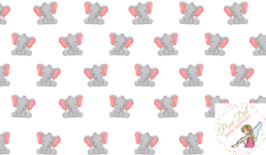 Elephant A4 Bow Fabric - 2 to choose from