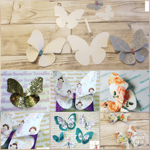 Freja Butterfly Bow Plastic Templates