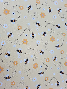 Bee Printed Fabric
