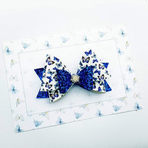 Double Dottie Large and Medium layered bow Template
