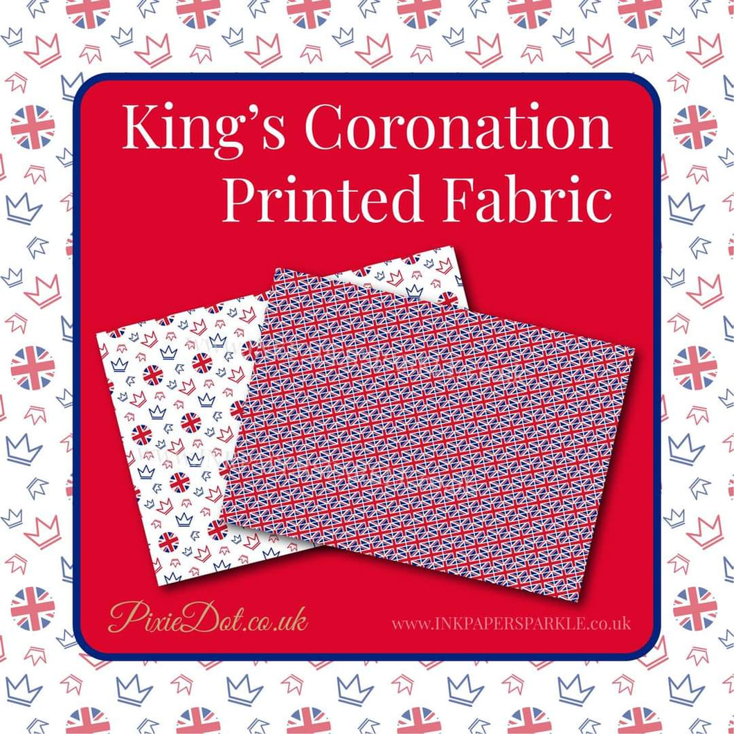 IPS Kings Coronation Printed Fabric