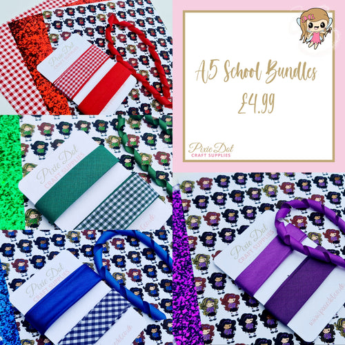 A5 School Saver Bundle - Availble in Red, Green, Royal Blue and Purple