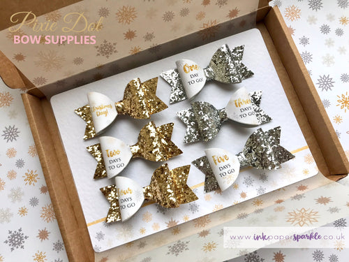 Elegant Christmas Countdown Printed Fabric 12 - Christmas Day