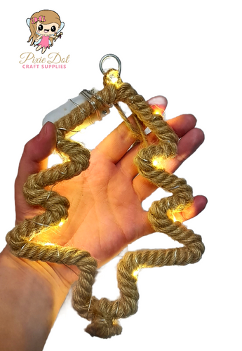 Hanging rope tree LED