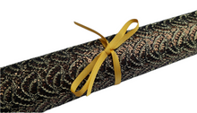 Brown and gold Lace Fabric Roll (120cm x 20cm)