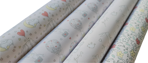 Palest Pink Bunny Collection  ( 4 fabrics to choose from )