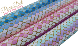 Mermaid Scale Collection Printed Fabric