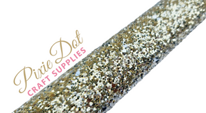 Luxury Gold and Silver Chunky Glitter Fabric