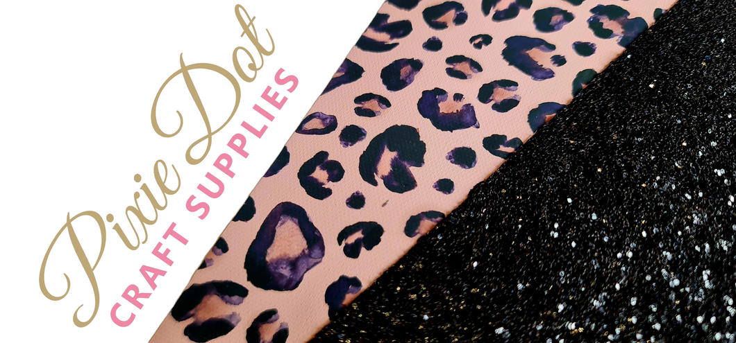 Pale pink and Black Leopard Print Bundle