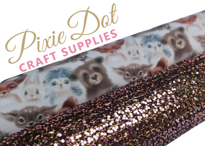 Mesh Glitter and Print Autumn Bundle