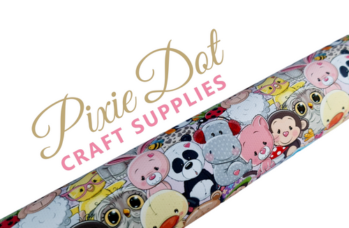 I love teddies printed fabric