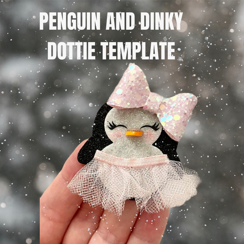 Penguin Bow Template (4 Piece Template set)