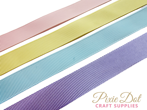 16mm Pastel Grosgrain Ribbon