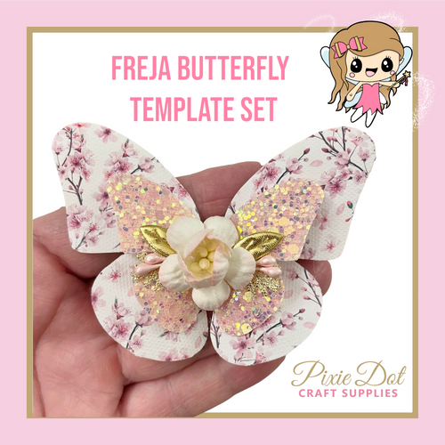 Freja Butterfly Bow Plastic Templates