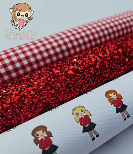 Gingham School Bundle - Red