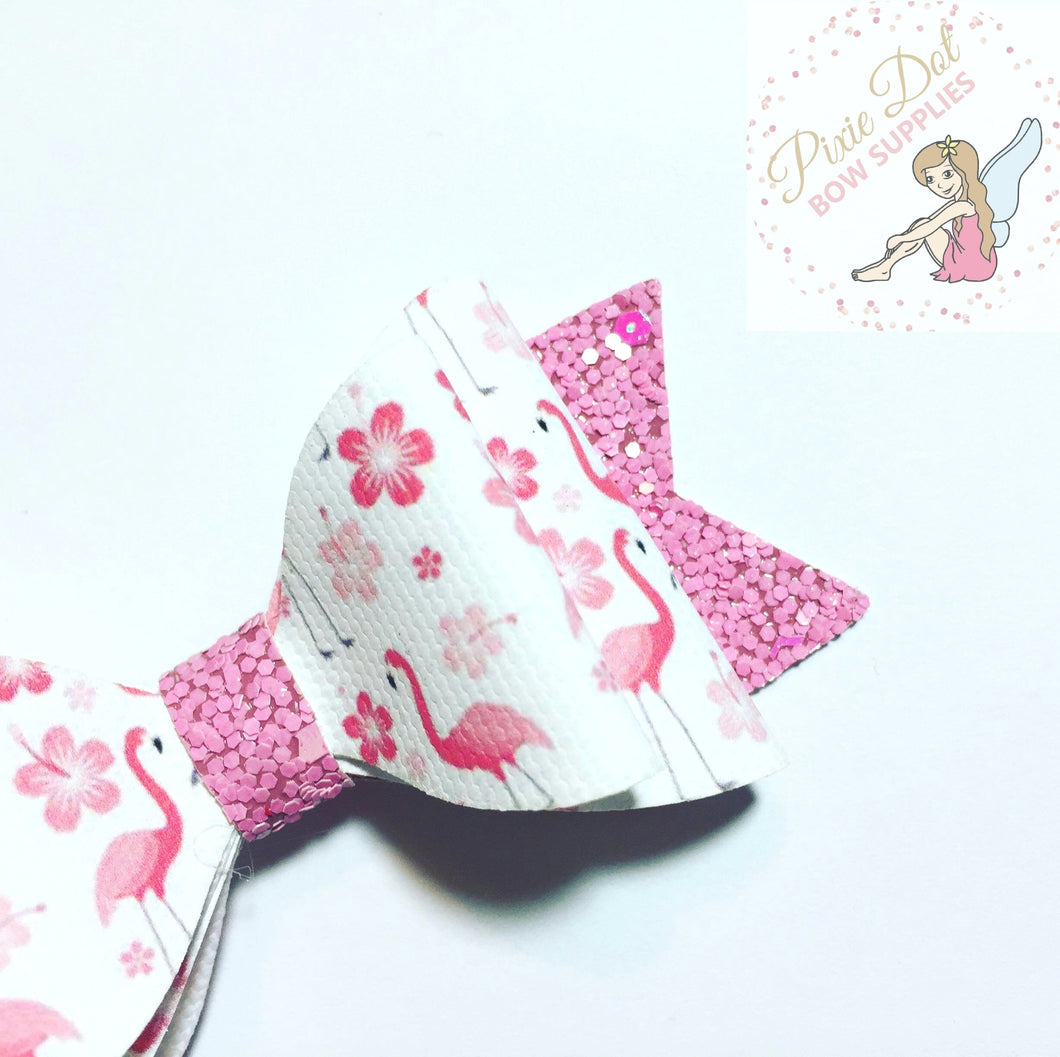 Mini Flamingo Printed Fabric