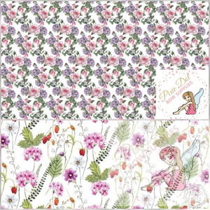 5 Piece Floral and Paris fabric saver bundle