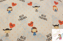 A4 Best Friends Girls Fabric
