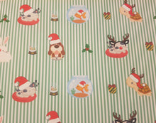 Christmas Pets Approx A4 Fabric