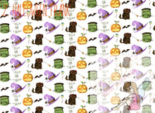 Cute Halloween A4 Pinted Fabric