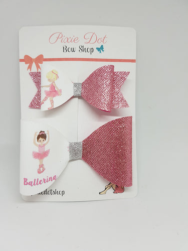 Ballerina Bow Fabric - Approx A4