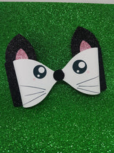 Cat Eyes and Whiskers Printed Bow Fabric