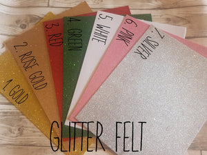 Glitter Felt