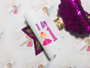 Princess Birthday Numbers - I AM