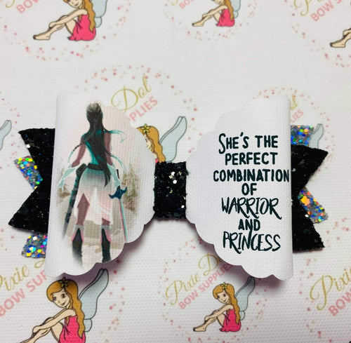 Warrior Princess combination Printed Fabric