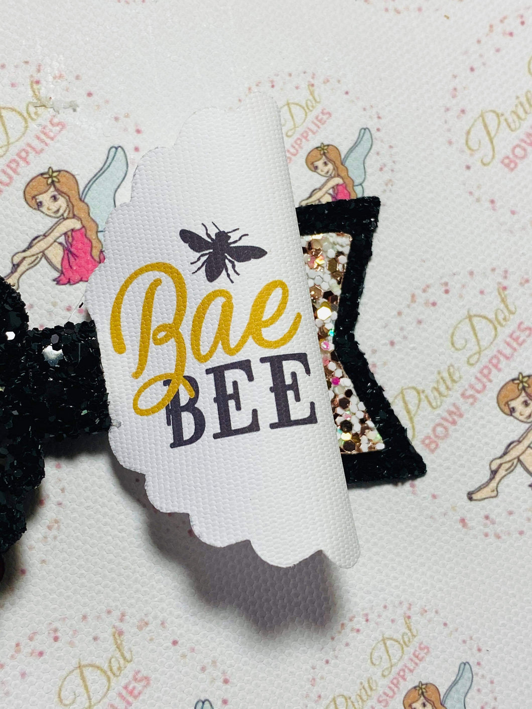 Bae Bee quote fabric